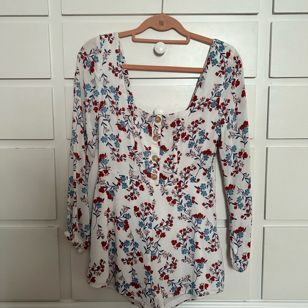 Long sleeve romper